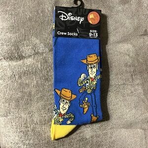 New in Package 3/$10.00 Toy Story Woody Crew Socks